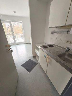 Kleine Küche mit Ausblick