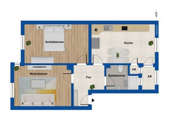 Grundriss 2. Obergeschoss