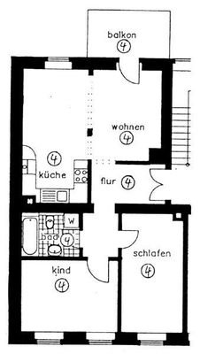 Grundriss, nicht maßstäblich