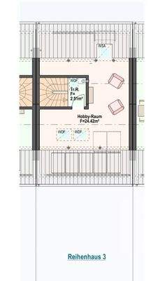 Grundriss Spitzboden