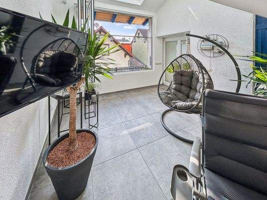 Wintergarten zum Fenster 