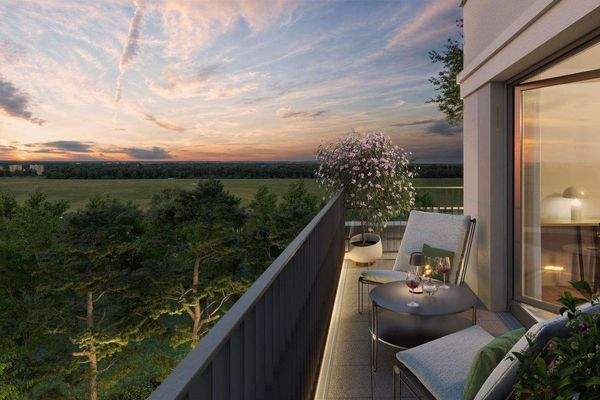 Beispiel Balkon Abend