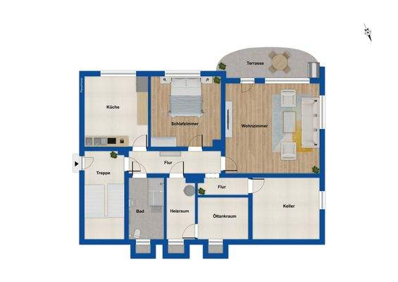 Grundriss Erdgeschoss