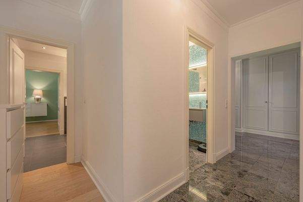 Flur zu den Schlafzimmern