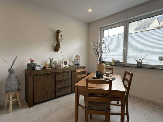 Essbereich im Wohnzimmer