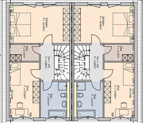 Dachgeschoss 1 Haus G