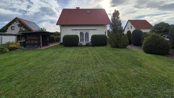 Blick zur Außenterrasse