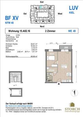 Grundriss WE 49 Baufeld XV 