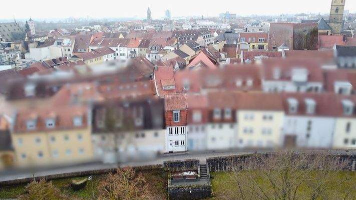 Luftbildaufnahme von Stadtpark-Seite