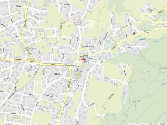 Geolyzer Kartenausschnitt