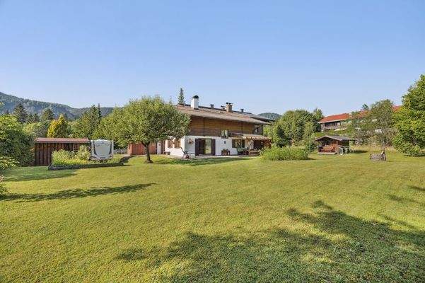 Gartenblick auf WE 2