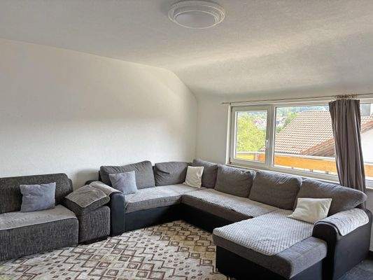 Wohnzimmeransicht Dachgeschoss