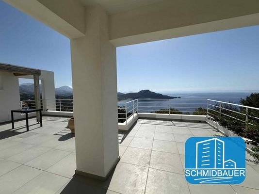 Kreta, Plakias: Villa mit spektakulärem Meerblick im Süden zu verkaufen