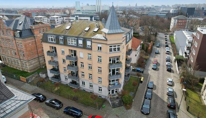 Außenansicht des Mehrfamilienhauses