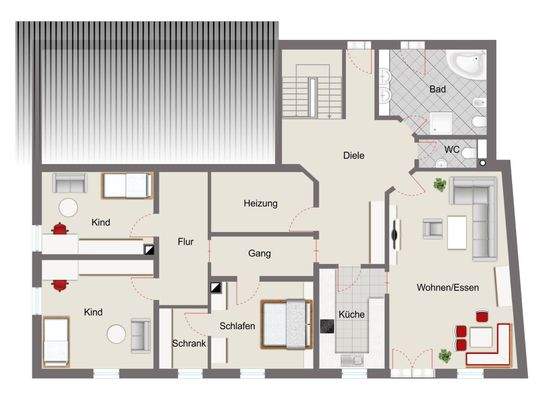 Grundriss Obergeschoss