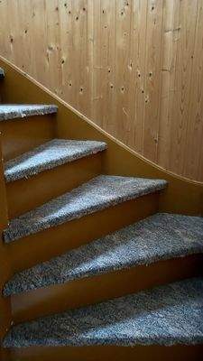 Treppenaufgang ins Dachgeschoss