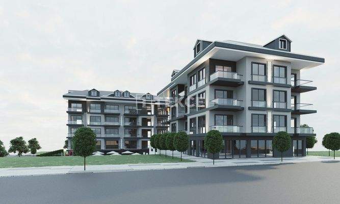 Elegant Apartments in a Rich Featured Complex in Alanya