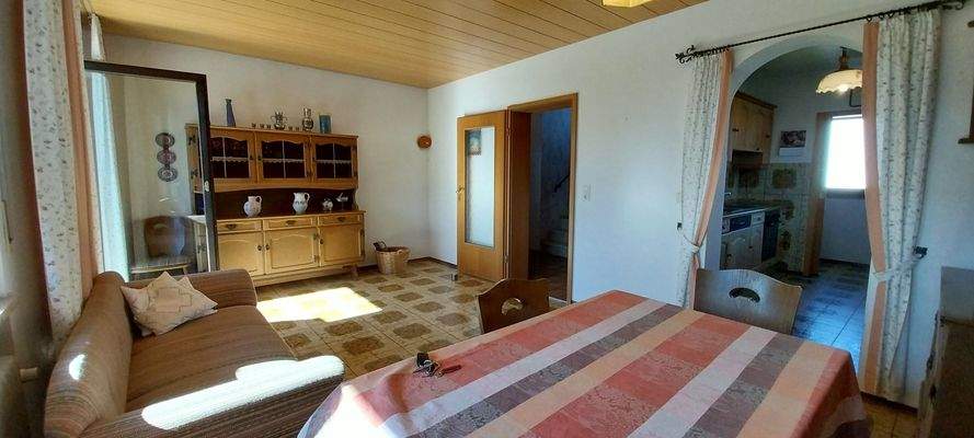 Kaminanschluss vorbereitet