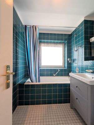 Badezimmer im Retro-Look