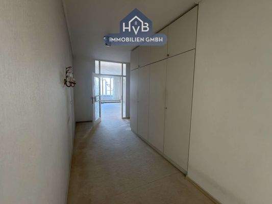 Flur zu den Schlafräumen