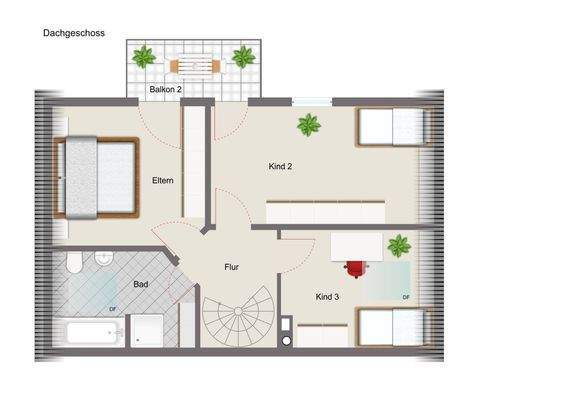 Grundriss Dachgeschoss