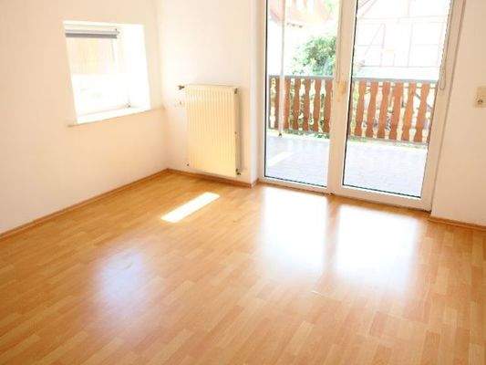 Ihr Blick zum Balkon