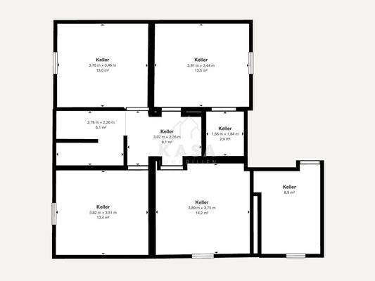 Grundriss Keller 