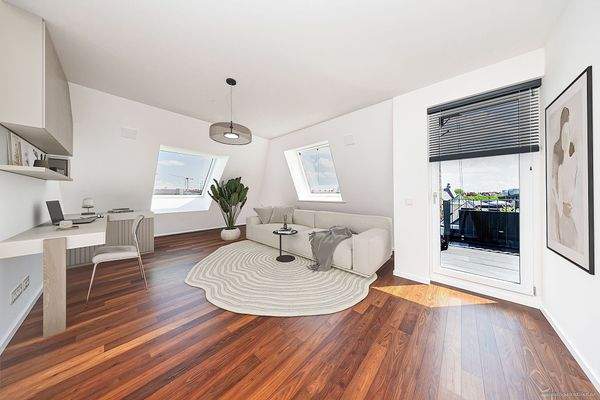 Visualisiertes Arbeitszimmer