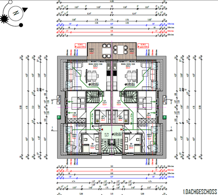 Neubauplanung: Grundriss DG 1