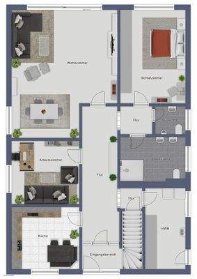 Grundriss Erdgeschoss