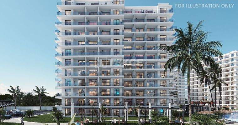 Chic Apartments in a Complex in İskele Long Beach