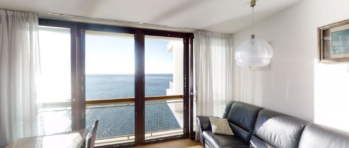 Wohnzimmer mit Meerblick