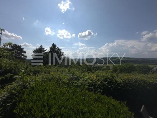 Schöne Aussicht am Biergarten