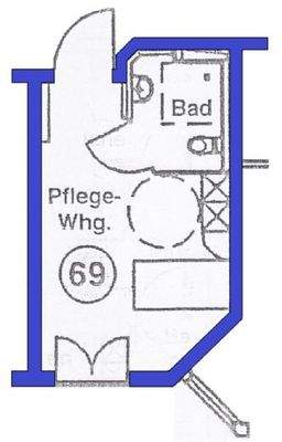 Grundriss Whg. 69