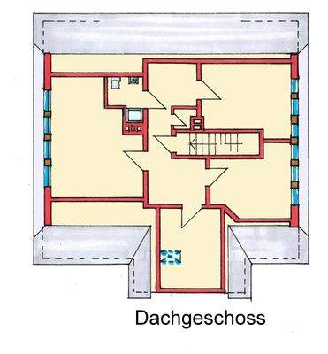 Grundriss Dachgeschoss mit EL