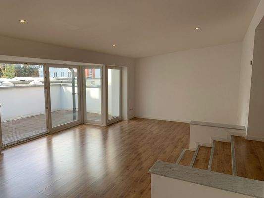 Ansicht Wohn,- Esszimmer