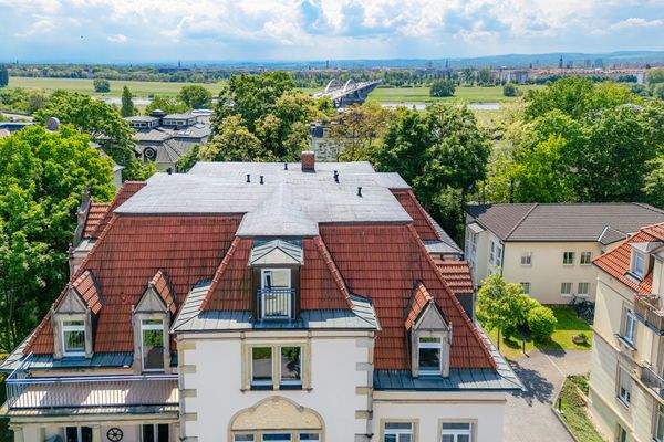 Blick zur Waldschlößchenbrücke