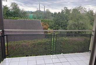 Blick vom Balkon