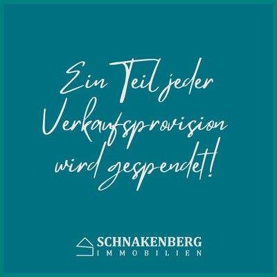 Jede Verkaufsprovision eine Spende