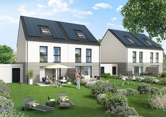 Visualisierung Gartenansicht