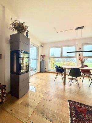 Kamin mit 3-Seiten Scheiben 