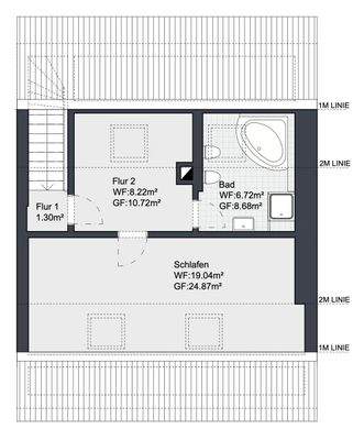 Grundriss Dachgeschoss