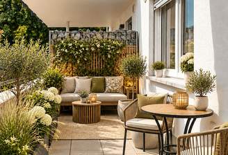 Terrasse visualisiert