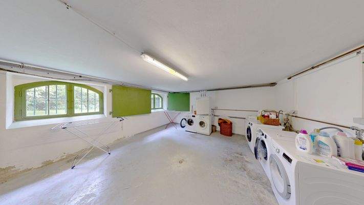 Waschkueche im Keller