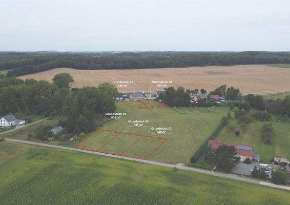 Grundstücke 3 bis 5