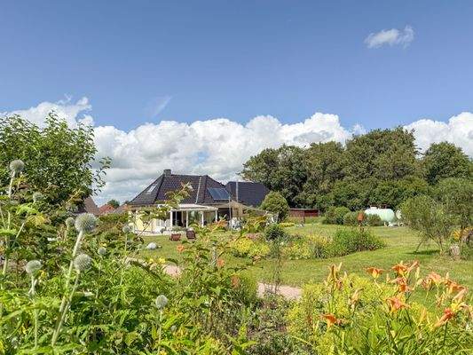 Blick aus dem Garten