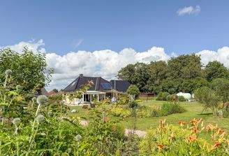 Blick aus dem Garten