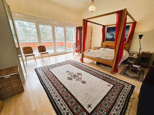 Schlafzimmer, Dachterrasse