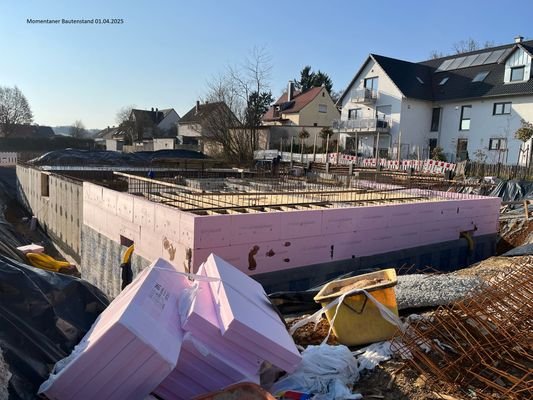 Momentaner Bautenstand 01.04.2025
