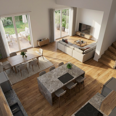 Wohnzimmer Einrichtungsbeispiel